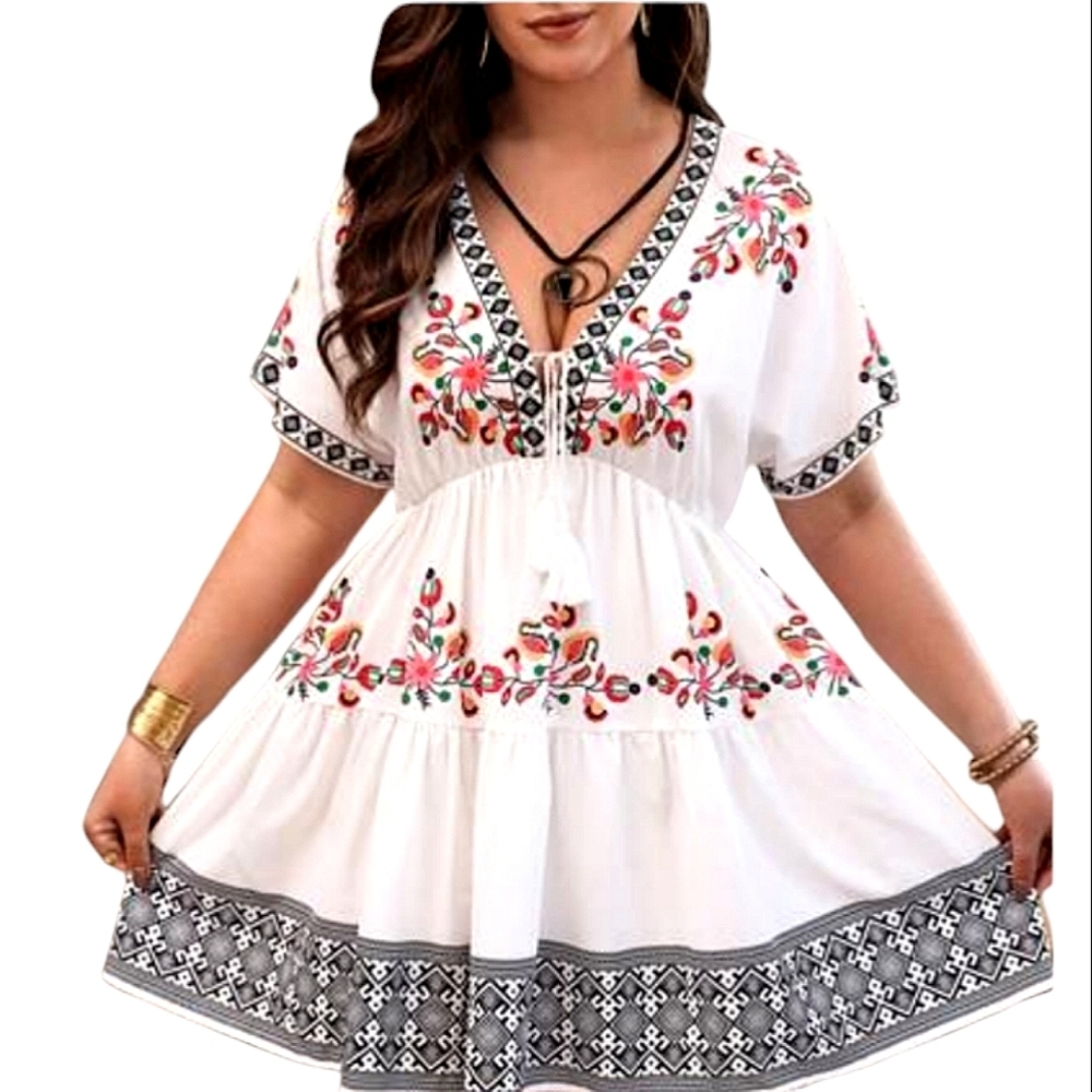 Sundance Bohemian Embroidered Tunic